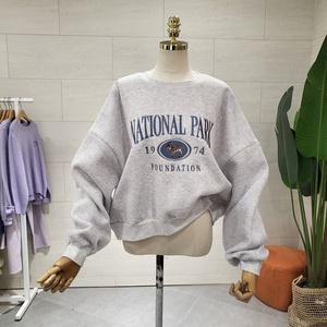 [대구백화점] [에잇컨셉]양기모 파크자수 크롭맨투맨(C23L7FTS064)