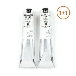 갤러리아 [시넬리에] 리브고쉬유화물감낱색1+1(Titanium WhiteZinc White)