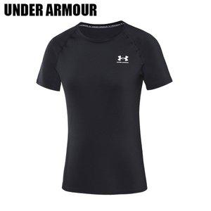 [언더아머] 여성용 히트기어 아머 SS 반팔티 1365460_001