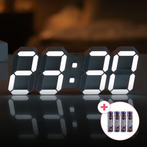 플라이토 코드리스 무선 인테리어 3D LED 탁상 벽시계 19cm / 포토구매평