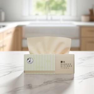 휴홈 무표백 대나무 뽑아쓰는 키친타올100매 12팩(1200매)