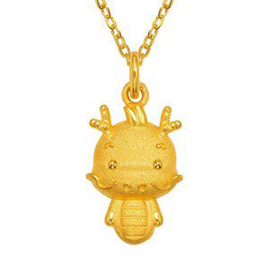 갤러리아 순금 아기 용 돌목걸이 24K 3.75g 돌잔치 100일 선물