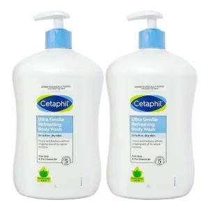 세타필 울트라 젠틀 리프레싱 바디워시 산뜻한향 대용량 1000ml 2개