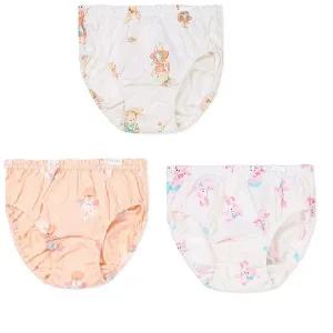 [대구백화점] [오가닉맘][25년신상]벨꼬뜨니 토끼여아팬티3종(MKFUUP23-36-28)