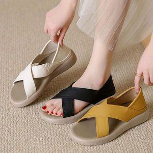 [오너클랜]스트랩샌들 플랫샌들R01