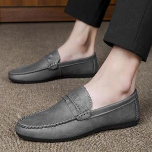 [프로셀러] 남성 가죽 로퍼 스니커즈 슬립온 단화 드라이빙 슈즈
