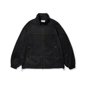 1993스튜디오 자켓 2WAY 더블 스티치 윈드브레이커 블랙