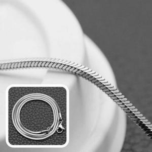 [OFM8569Q]연장체인 써지컬스틱 실버 체인 목걸이줄