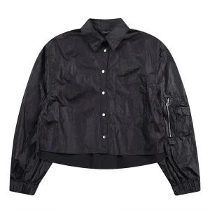 [코데즈컴바인](신세계 사우스시티) 소매변형 글로시 크롭셔츠 (CJA-SH508W2)