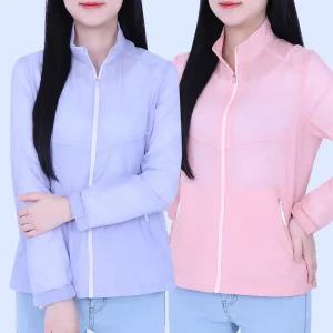 봄 골프 아노락 바람막이 여성 여름 얇은 자켓 방풍 시스루 아우터