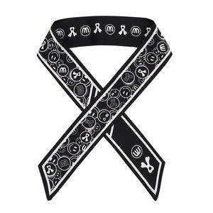 [엠유스포츠] [MU스포츠] 여성 쁘띠 스카프 (MU22A3AZZ01_BLK)