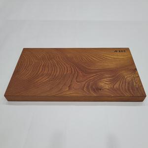 느티나무 통도마 원목 나무도마 항균 캠핑 플레이팅 대형 (44cm x 24cm)