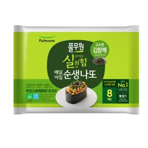 풀무원 김참깨 순생나또 8입세트 (43.5gx8입) 건강식 웰빙 도시락 발효 간편식 혼밥