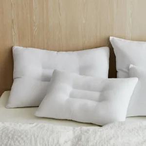 조은자리 두줄 경추 높이조절 지퍼형 목편한 낮은 높은 쿠션 호텔 베개 경추베개솜 40x60