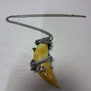 호랑이이빨 목걸이 길이12cm 단초마을 골동품/수집품/도자기