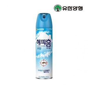 해피홈 모기약 에어로솔 무향 500ml 모기제 모기 천연모기제 모기기피제 뿌리는모기약