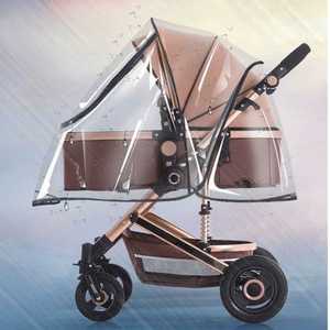 애견 유모차 커버 방풍 방한 반려견 펫모차 투명한