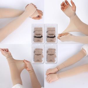 발렌티노크리스티  초경량 얇은 여름 자외선차단 누드 쿨토시 남자 여자 공용 4켤레 세트