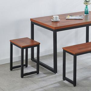 벤치형 의자 인테리어 식탁 긴 테이블 원목 벤치 나무 2인 의자