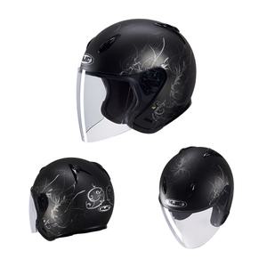 하템몰 홍진 헬멧 CH-5 볼레즈 MC10 무광블랙 HJC 오픈페이스 오토바이 라이더