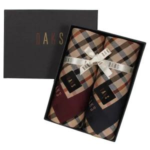 [매장정품] 닥스 선물 데일리 손수건 여성 남성 남녀 2매 세트 종 택 1