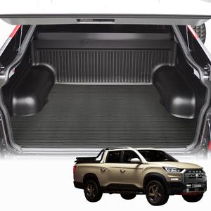 예스카 렉스턴스포츠/칸 적재함 매트 TPR 고무매트 고무판 트렁크