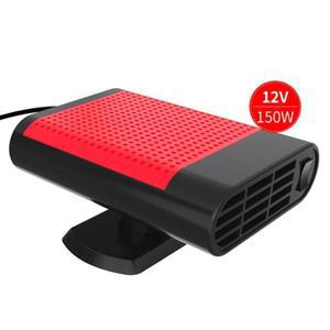 [제이큐]차량용 공기정화 온풍기 난방 히터 레드