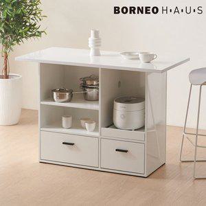 [보루네오하우스]보루네오 엘리브 샤인 1200 홈바 식탁 테이블 서랍형 ca219