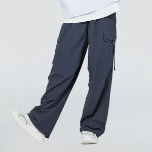 [소이] 여자 가을이월 카고파라슈트나일론스판바지(24F0281)