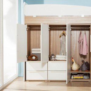 [보루네오하우스]보루네오 엘리브 스타 벙커침대 B형 서랍 옷장 ys091