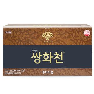 동화약품 부채표 쌍화천 100ml 10병 피로회복 대추 쌍화 드링크 음료 차