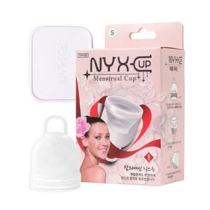 청결하고 안전한 실리콘 생리컵 닉스컵 고리형 손잡이 수영장 물놀이 생리대 소형 대형