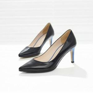 [지젤슈즈] 천연소가죽 에스미 스틸레토힐/[2124]