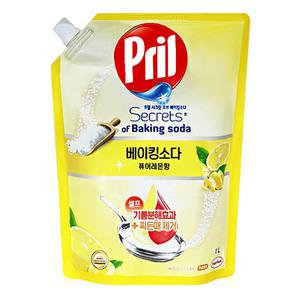 프릴 베이킹소다 퓨어레몬 1000ml x 2개