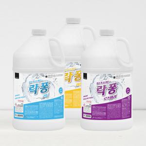 락퐁 욕실 화장실 청소세제 세정제 4Lx3 3가지향 세트