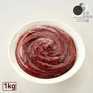 [순창 문옥례 식품]100% 국내산 전통 고추장 1kg 밀폐용기 순창문옥례식품