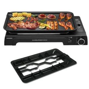 [라니] 가스와이드그릴 REWG-9300B (본체+불판+멀티트레이+가방)가정 야외 캠핑용 썬버너 넓은불판