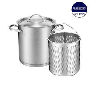 [쿡에버] 에센셜 인덕션 스텐 파스타 냄비 18cm (STS 커버)