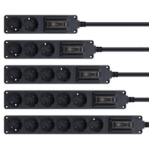 국산 현대 컬러 멀티탭 블랙 고용량멀티콘센트 2.5sq 대용량 누전차단