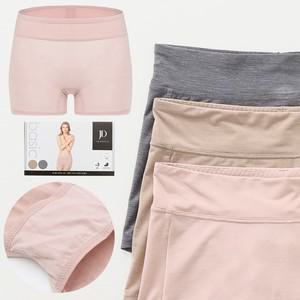 여성드로즈 사각 생리대부착가능 네모 팬티 3매입 세트