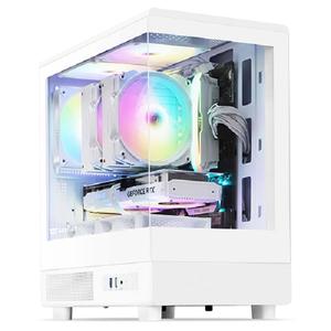 DARKFLASH DB330M RGB 강화유리 화이트 (미니타워)