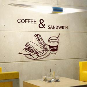 [제이큐]그래픽스티커 ig223-커피앤샌드위치중