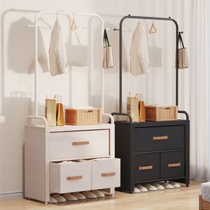 땡스리빙 수납형 행거 가방걸이 드레스룸 옷걸이 튼튼한 철제 선반 옷가게 수납 행거