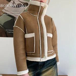 /신상오픈런 토슈헤 주머니 무스탕 스웨이드 윈터 뽀글이