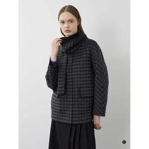 갤러리아 올리비아로렌 멜로자수 머플러 체크코트 VOCEA3W9411