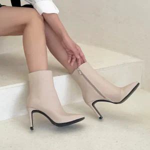 [롯데백화점]소보 아마르 스퀘어 베이직 앵클부츠 8cm