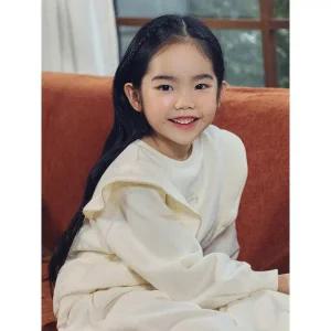 [탑텐키즈](의정부점)24년 FW 여아) 라이트플리스 러플 스 셔츠 MKE4TR2101