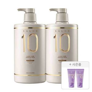 미쟝센 살롱10, 극손상용 에센스팩, 990ml, 2개 + 증정 ( 프로페셔널 시카 프로틴 트리트먼트, 70ml, 2개)