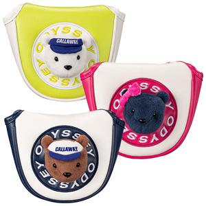 캘러웨이 오디세이 베어 말렛 퍼터 커버 곰 캐릭터 3색