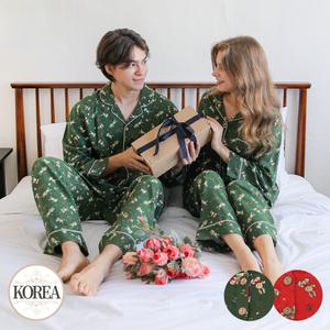 커플잠옷 여성 남성 성인 파자마 연인 성탄절 크리스마스 24F405_305(트리토끼)